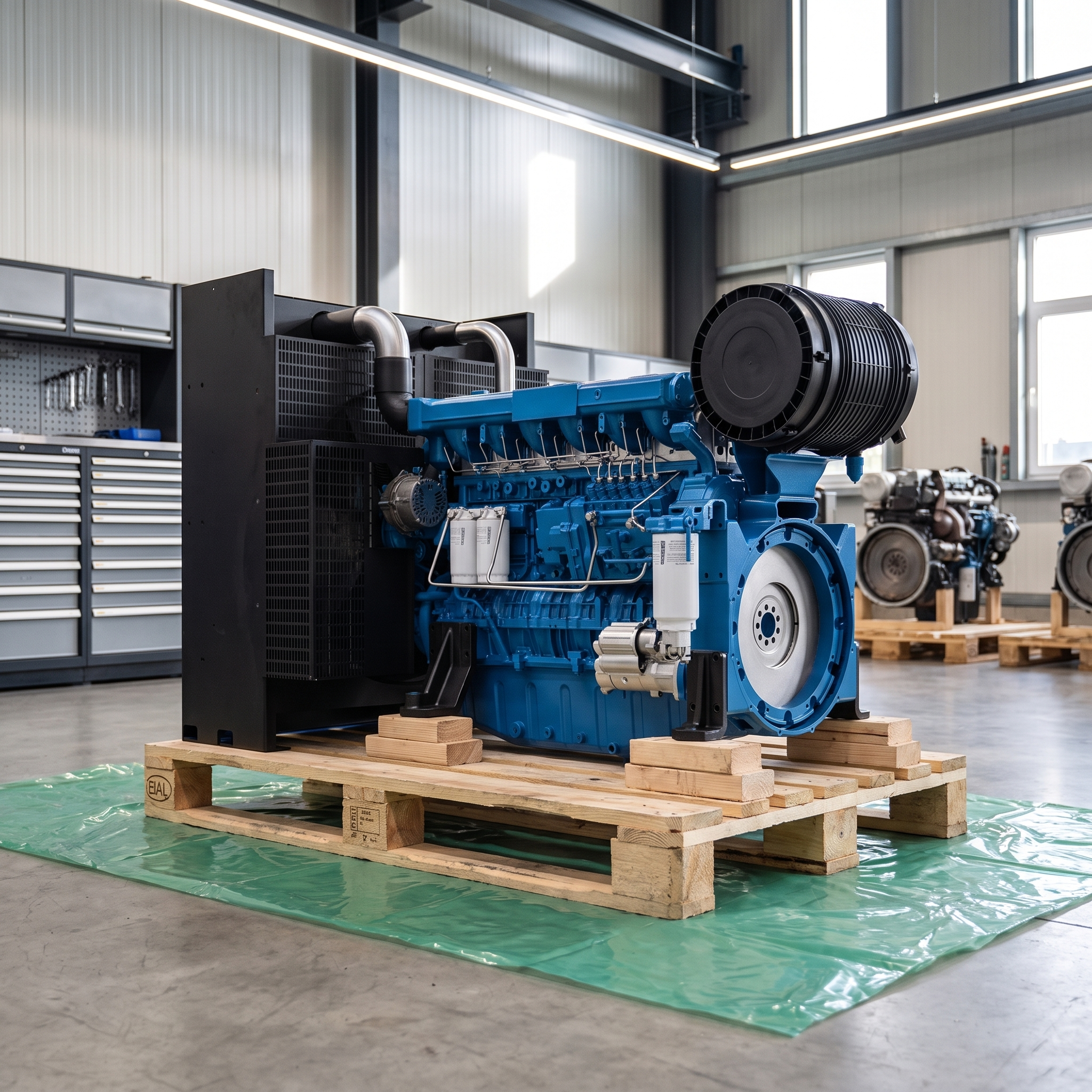 Motor Industrial Baudouin Serie 6M21
